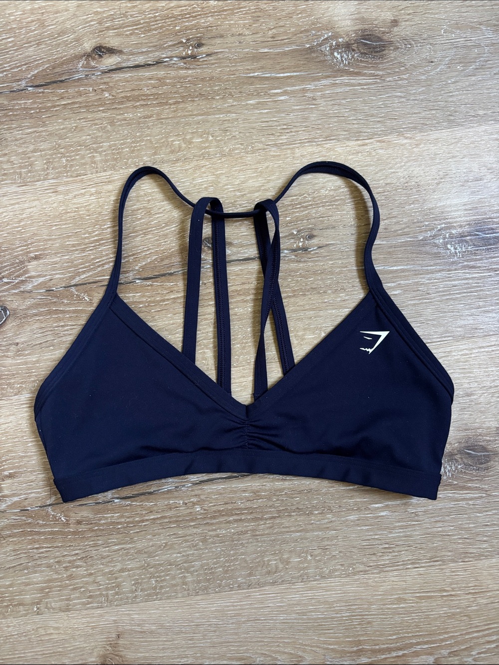 Gymshark Minimal Halterneck Sports Bra Midnight Blue